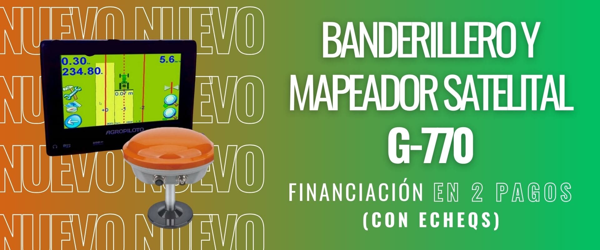 Banderillero y mapeador satelital G-770