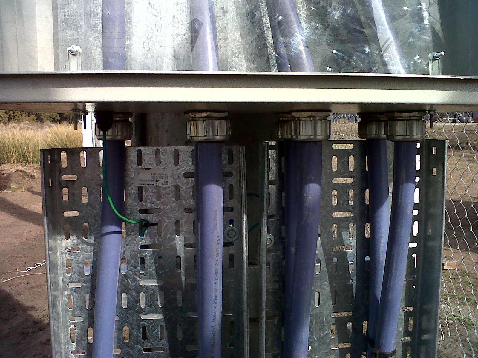 Salida subterránea en baja tensión