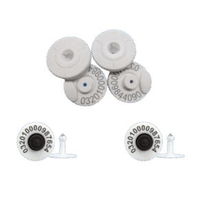 Caravanas electrónicas oficiales SENASA - Pack 25 unidades (color gris)