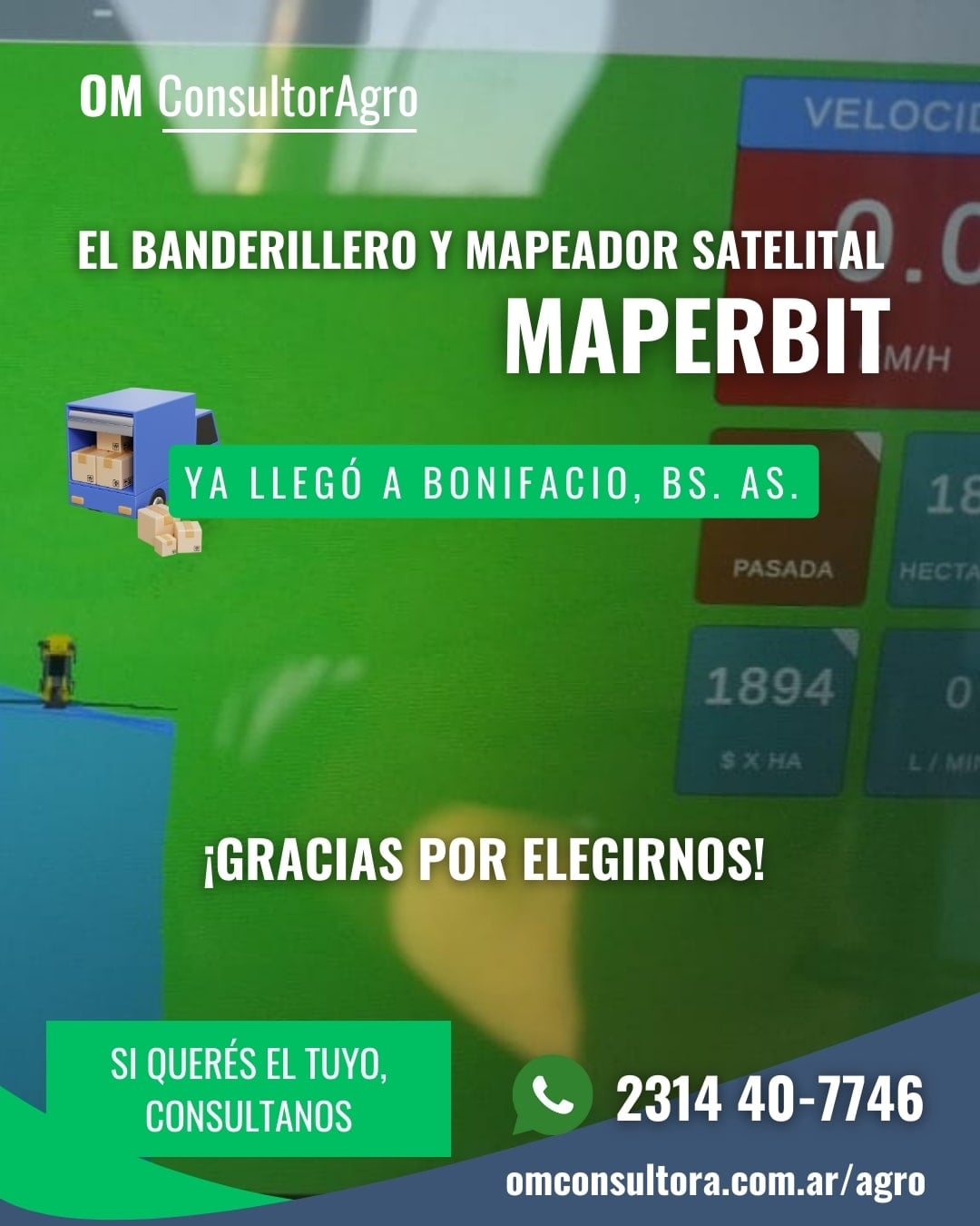 MaperBit instalado en Bonifacio